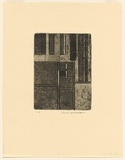 Artist: WILLIAMS, Fred | Title: The forest pond. Number 2 | Date: 1961 | Technique: etching, aquatint, burnishing, foul biting, printed in black ink, from one copper plate | Copyright: © Fred Williams Estate