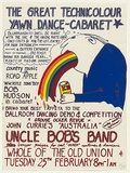 Artist: EARTHWORKS POSTER COLLECTIVE | Title: The great technicolour yawn dance-cabaret | Date: 1975 | Technique: screenprint, printed in colour, from multiple stencils