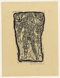 Artist: HANRAHAN, Barbara | Title: Diana | Date: 1962 | Technique: linocut, printed in black ink, from one block