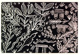 Artist: Petyarre, Violet. | Title: not titled [No.8] | Date: 1990 | Technique: woodcut, printed in black ink, from one block