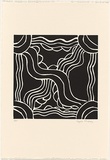 Artist: Whiskey, Lippsie. | Title: not titled | Date: 1988 | Technique: linocut, printed in black ink, from one block