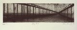 Artist: Kennedy, Helen. | Title: Jetty no.1 | Date: 1992, July | Technique: etching, printed in black ink, from one plate
