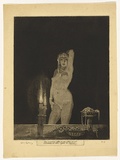 Artist: Waller, Christian. | Title: You will go now witch, and never enter this wood again | Date: 1932 | Technique: lithograph, printed in black ink, from one zinc plate