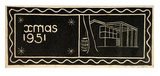 Artist: Kingston, Amie. | Title: Christmas card: Christmas 1951 | Date: 1951 | Technique: linocut, printed in black ink, from one block