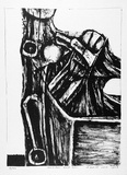 Artist: ROSE, David | Title: Mother and son | Date: 1963 | Technique: lithograph, printed in black ink, from one stone