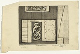 Artist: Cilento, Margaret. | Title: Enclosures. | Date: 1947 | Technique: etching and aquatint, printed in black ink, from one plate