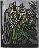 Artist: PRESTON, Margaret | Title: Rock lily. | Date: 1953 | Technique: stencil, printed in colour, from one hand-cut paper stencil | Copyright: © Margaret Preston. Licensed by VISCOPY, Australia