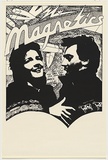 Artist: WORSTEAD, Paul | Title: Magnetics | Date: 1981 | Technique: screenprint, printed in black ink, from one stencil | Copyright: This work appears on screen courtesy of the artist