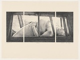 Artist: Gregory, Drew. | Title: Claire | Date: 1990 | Technique: lithograph, printed in black ink, from three stones