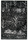 Artist: PWERLE, Angelina | Title: not titled [No.50] | Date: 1990 | Technique: woodcut, printed in black ink, from one block