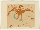 Artist: Cant, James. | Title: Pterodactyl. | Date: c.1970 | Technique: screenprint, printed in colour, from three stencils