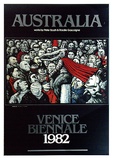 Artist: UNKNOWN | Title: Australia. Venice Biennale 1982. Peter Booth and Rosalie Gascoigne | Date: 1982 | Technique: offset-lithograph, printed in colour, from multiple plates