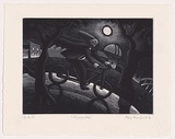 Artist: Mombassa, Reg. | Title: Nocturne | Date: 2006 | Technique: etching and aquatint, printed in black ink, from one plate