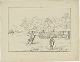 Title: Taking away a draft of young cattle | Date: c.1853 | Technique: lithograph, printed in black ink, from one stone
