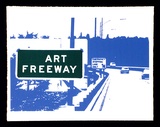 Artist: TIPPING, Richard | Title: Start freeway. | Date: 1992 | Technique: screenprint, printed in colour, from two stencils