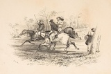 Artist: GILL, S.T. | Title: Successful diggers on way from Bendigo. | Date: 1852 | Technique: lithograph, printed in black ink, from one stone