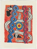 Artist: Bowen, Dean. | Title: Target | Date: 1988 | Technique: lithograph, printed in colour from multiple plates
