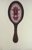Artist: SMART, Sally | Title: Imaginary anatomy (mirror) | Date: 1995, March | Technique: etching and aquatint, printed in black ink, from one plate; hand coloured | Copyright: © Courtesy of the artist