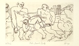 Artist: Furlonger, Joe. | Title: Palm Beach suite (no.7) | Date: 1990 | Technique: etching, printed in black ink, from one plate