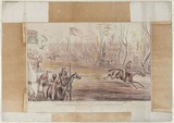 Artist: Balcombe, Thomas. | Title: The Five-Dock Grand Steeple-Chase, 1844. No.4. | Date: 1844 | Technique: lithograph, printed in black ink, from one stone; hand-coloured