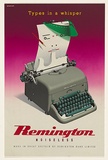 Artist: Bainbridge, John. | Title: Poster: Remington noiseless: types in a whisper. | Date: (1957) | Technique: photo-lithograph