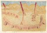 Artist: Bowen, Dean. | Title: The copper mine | Date: 1989 | Technique: lithograph, printed in colour, from multiple stones