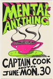 Artist: WORSTEAD, Paul | Title: Mental as anything - Captain Cook | Date: 1980 | Technique: screenprint, printed in colour, from three stencils | Copyright: This work appears on screen courtesy of the artist