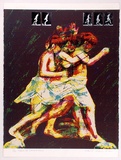 Artist: ROSE, David | Title: Figure VI (Muybridge) | Date: 1972 | Technique: screenprint, printed in colour, from multiple stencils