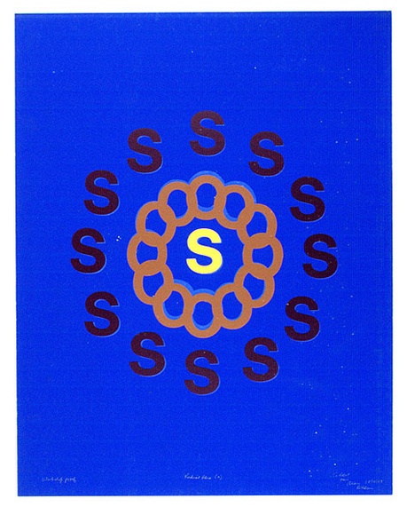 Artist: RIDDELL, Alan | Title: Radial plea (a). | Date: 1969 | Technique: screenprint, printed in colour, from multiple stencils Artist: RIDDELL, Alan | Title: Radial plea (a). | Date: 1969 | Technique: screenprint, printed in colour, from multiple stencils