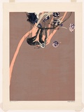 Artist: Whiteley, Brett. | Title: Swinging monkey [3]. | Date: 1965 | Technique: screenprint, printed in colour, from five stencils | Copyright: This work appears on the screen courtesy of the estate of Brett Whiteley