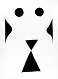 Artist: MERD INTERNATIONAL | Title: (Design - abstract woman - front No.8) | Date: 1984 | Technique: screenprint