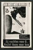 Artist: Bainbridge, John. | Title: Ook Indie moet herrijzen!: Balikpapen 18 vliegtuigen tegen een armado. | Date: (1944) | Technique: gelatin silver photograph