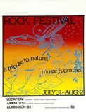 Artist: UNKNOWN | Title: Rock festival | Date: c.1975