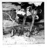 Artist: Kelly, William. | Title: Landscape | Technique: aquatint and etching, printed in black ink, from one plate | Copyright: © William Kelly
