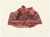 Artist: HALL, Fiona | Title: Bloodline | Date: 1999 | Technique: photo-lithograph, printed in colour, from four alaminium plates | Copyright: © Fiona Hall