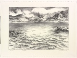 Artist: Mortensen, Kevin. | Title: Landfall | Date: 1994 | Technique: lithograph, printed in black ink, from one stone | Copyright: © Kevin Mortensen