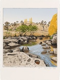 Artist: ROSE, David | Title: The Fish River in April | Date: 1994 | Technique: screenprint, printed in colour, from multiple stencils
