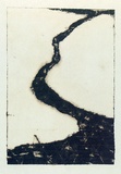 Artist: Roberts, Neil. | Title: Lahar 6 | Date: 1991 | Technique: pigment-transfer, printed in brown ink, from one bitumen paper plate