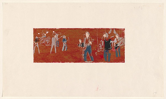 Artist: Johnson, Tim. | Title: Radio Birdman | Date: 1979 | Technique: screenprint, printed in colour, from sevenstencils | Copyright: © Tim Johnson