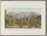 Artist: von Guérard, Eugene | Title: Mount Kosciuszko from the north west, New South Wales | Date: (1866 - 68) | Technique: lithograph, printed in colour, from multiple stones [or plates]