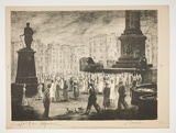 Artist: Courier, Jack. | Title: Trafalgar Square. | Technique: lithograph, printed in black ink, from one stone [or plate]