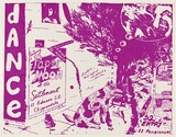 Artist: WORSTEAD, Paul | Title: Dance featuring Paper moon at the Settlement...26 March [1976].. | Date: 1976 | Technique: screenprint, printed in purple ink, from one stencil | Copyright: This work appears on screen courtesy of the artist