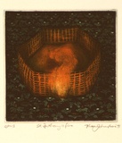 Artist: Johnstone, Ruth. | Title: St. Anthony's fire | Date: 1991 | Technique: etching, printed in colour, from multiple plates