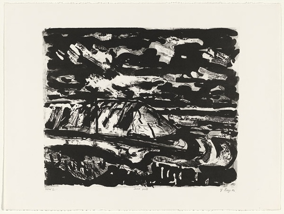 Artist: Boag, Yvonne. | Title: Salt Hill | Date: 1986 | Technique: lithograph, printed in black ink, from one stone | Copyright: © Yvonne Boag