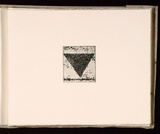 Artist: Mann, Gillian. | Title: (Triangle). | Date: 1981 | Technique: etching, printed in black ink, from one plate