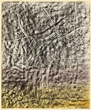 Artist: Nolan, Sidney. | Title: Carcas | Date: c.1950 | Technique: transfer drawing with fabric dye