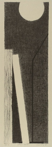 Artist: LINCOLN, Kevin | Title: Lamp and books | Date: 1995, November | Technique: lithograph, printed in black ink, from one stone Artist: LINCOLN, Kevin | Title: Lamp and books | Date: 1995, November | Technique: lithograph, printed in black ink, from one stone