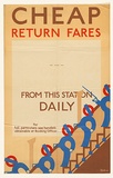 Artist: Beck, Richard. | Title: Cheap return fares. | Date: 1933 | Technique: lithograph, printed in colour, from multiple stones [or plates]