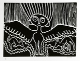Artist: Pike, Jimmy. | Title: Mangkaja | Date: 1985 | Technique: screenprint, printed in black ink, from one stencil