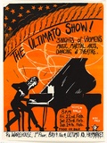 Artist: Fieldsend, Jan. | Title: The Ultimo show!. | Date: 1980 | Technique: screenprint, printed in colour, from two stencils